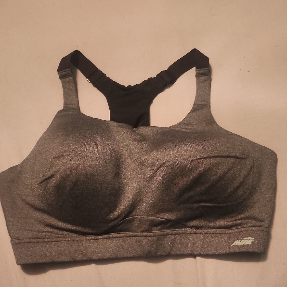 Gray Sports Bra